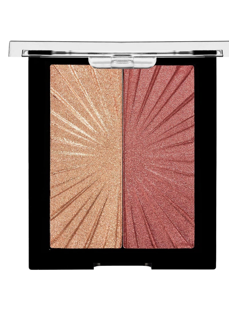 ويت اند وايلد MegaGlo Blushlighter, Blendable Blush & Highlighter Set, Shimmery Metallic Finish, Flash Me Flash Me - Image 2