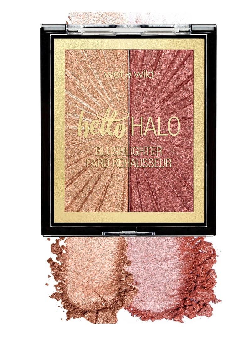 ويت اند وايلد MegaGlo Blushlighter, Blendable Blush & Highlighter Set, Shimmery Metallic Finish, Flash Me Flash Me - Image 1