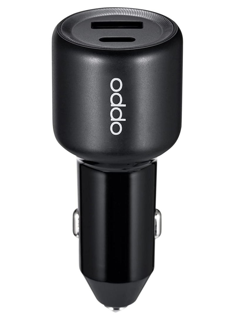أوبو شاحن سيارة سوبر فوك 80 واط USB-A 80 واط كحد أقصى + USB-C 30 واط كحد أقصى - Image 1