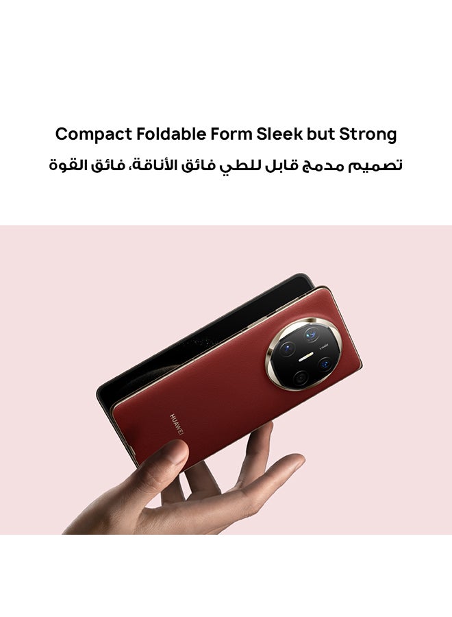 HUAWEI - Mate X6 Dual SIM Foldable Smartphone, 12 GB RAM + 512 GB, Black - Middle East Version with [Free HUAWEI WATCH GT 4 Steel + Mystery Box + Extra 6 Months Warranty] - Image 1