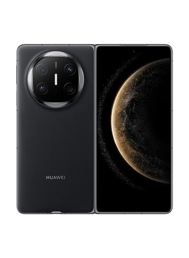 HUAWEI - Mate X6 Dual SIM Foldable Smartphone, 12 GB RAM + 512 GB, Black - Middle East Version with [Free HUAWEI WATCH GT 4 Steel + Mystery Box + Extra 6 Months Warranty] - Image 1