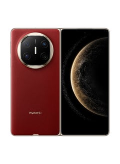 هواوي Mate X6 Dual SIM Foldable Smartphone, 12 GB RAM + 512 GB, Red - Middle East Version with [Free HUAWEI WATCH GT 4 Steel + Mystery Box + Extra 6 Months Warranty]  - Image 2