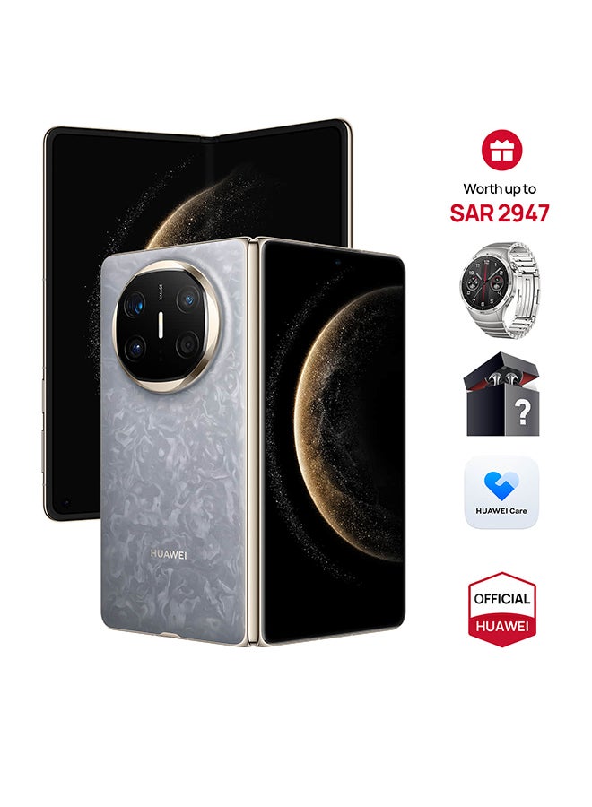 Mate X6 Dual SIM Foldable Smartphone, 12 GB RAM + 512 GB, Grey - Middle East Version with [Free HUAWEI WATCH GT 4 Steel + Mystery Box  + Extra 6 Months Warranty] - pnsku/N70132223V/45/_/1733896402/a1d4d169-6f4c-4056-a9df-a13c25301cdf