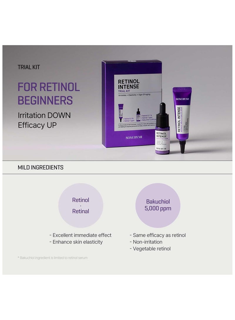 سام باي مي Some By Mi Retinol Intense Trial Kit (Retinol Eye Cream 10ml + Retinol Serum 10ml) 20 mlml - Image 4