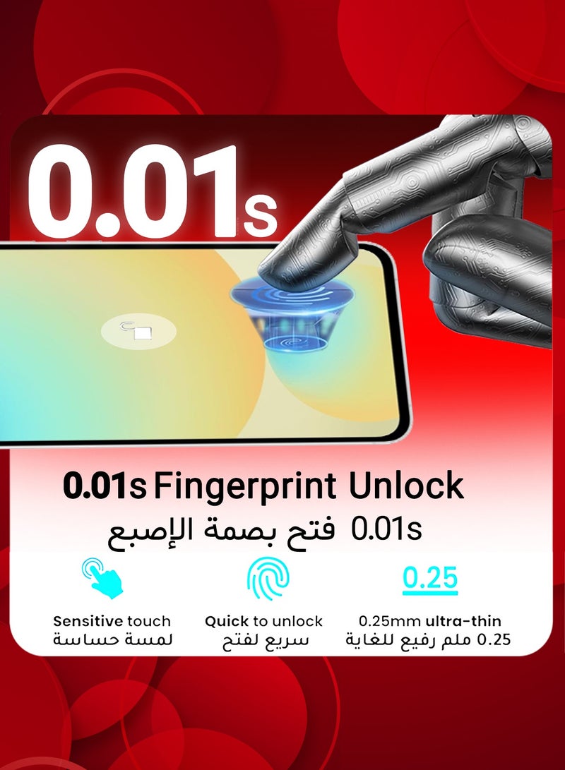 مارجون (for Galaxy S24 FE ) Tempered Glass Screen Protector Anti-Scratch HD Clear and Protective for Samsung Galaxy S24 FE Clear - Image 5