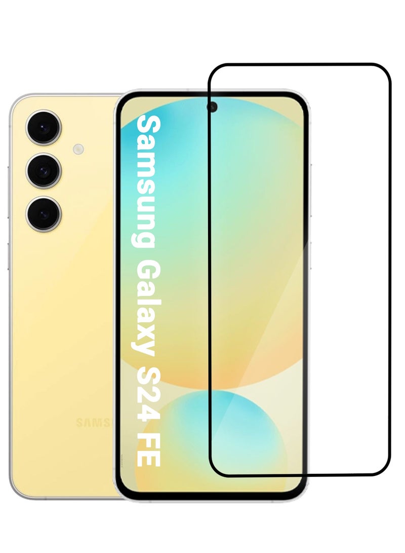 مارجون (for Galaxy S24 FE ) Tempered Glass Screen Protector Anti-Scratch HD Clear and Protective for Samsung Galaxy S24 FE Clear - Image 1