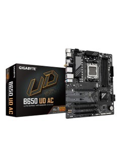 جيجابايت GIGABYTE B650 UD AC 1.0 AMD B650 UD AC AMD Socket AM5：Supports AMD Ryzen™ 7000/ Ryzen™ 8000/ Ryzen™ 9000 Series Processors Unparalleled Performance：6+2+2 Phases Digital VRM Solution Dual Channel DDR5：4*SMD DIMMs with AMD EXPO™ & Intel® XMP  - Image 3