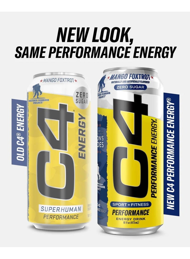 سيلوكور مشروب الطاقة Cellucor C4 473 مل نكهة مانجو فوكستروت عبوة من 12 - Image 2