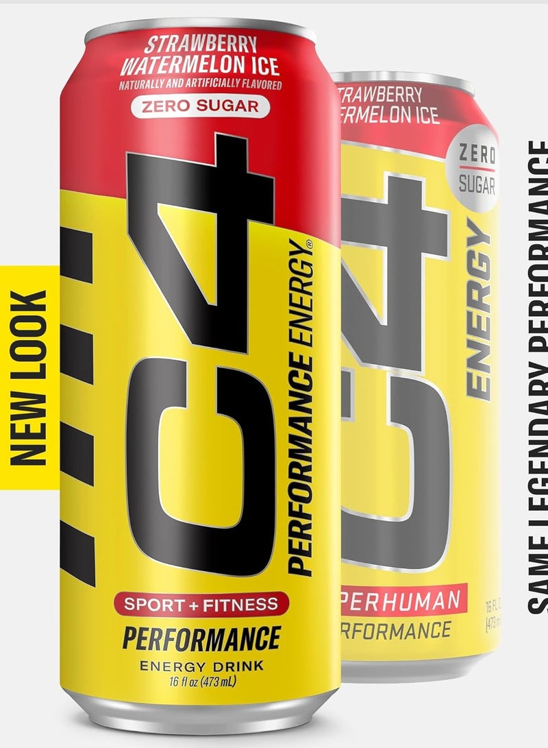 CELLUCOR C4,Energy Drink, Strawberry Watermelon Ice Flavor,473*12 - Image 3