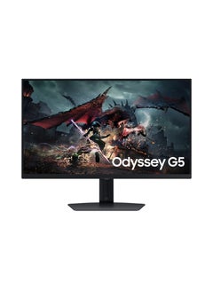 Samsung SAMSUNG 27-Inch Odyssey G5, IPS, 2K QHD Refresh Rate 180Hz & Response Time 1ms(MPRT) Gaming Computer Monitor, with AMD FreeSync BLACK  - Image 5