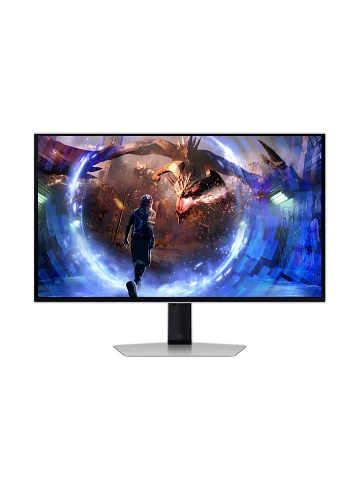 Samsung - SAMSUNG 27-Inch Odyssey OLED G6, 2K QHD, Refresh Rate 360Hz Silver - Image 1