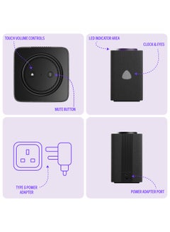 Yasmina Smart Speaker with Human-Like AI Assistant | Use your voice to control smart home devices via Bluetooth or Wi-Fi, play music, Quran, and more (speaks Arabic, English) | size Max | Black  - Image 4