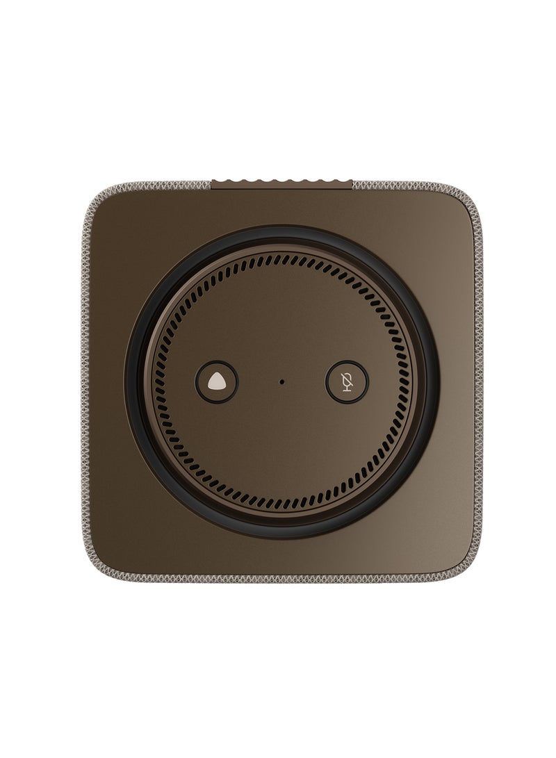 Max | Yango | Smart WiFi Bluetooth Speaker with AI, Dolby Audio Superior Sound, Rich Bass | Fluent in English, Arabic | Play music, Quran | Control Smart home | Zigbee | Stereo Pairing Beige
