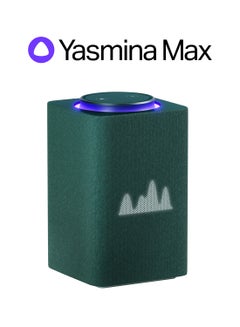 Smart Speaker with Human-Like AI Assistant | Use your voice to control smart home devices via Bluetooth or Wi-Fi, play music, Quran, and more (speaks Arabic, English) | size Max | Green
