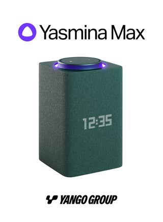 Max | Yango | Smart WiFi Bluetooth Speaker with AI, Dolby Audio Superior Sound, Rich Bass | Fluent in English, Arabic | Play music, Quran | Control Smart home | Zigbee | Stereo Pairing Green - pnsku/N70132328V/45/_/1749543900/07245c03-5544-4154-8ed7-9a5194972c10