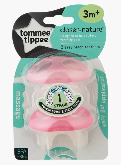 Baby Teether Set – 2 Teethers For Gums And First Teeth