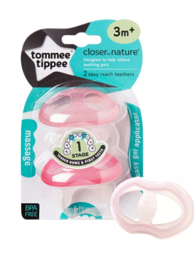 Baby Teether Set – 2 Teethers For Gums And First Teeth