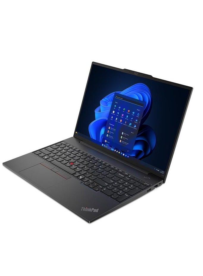 Lenovo ThinkPad E16 Laptop With 16 Inch WUXGA (1920x1200) Display IPS, Intel Core Ultra 7-155H Processor/16GB RAM DDR5/512GB SSD/Intel Arc Graphics/WINDOWS 11 PRO Black  - Image 3
