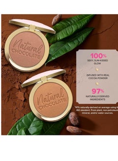 Too Faced Chocolate Soleil Natural Chocolate Bronzer | Sheer-to-Medium Coverage| Glow, 0.32 oz Golden Cocoa  - Image 2