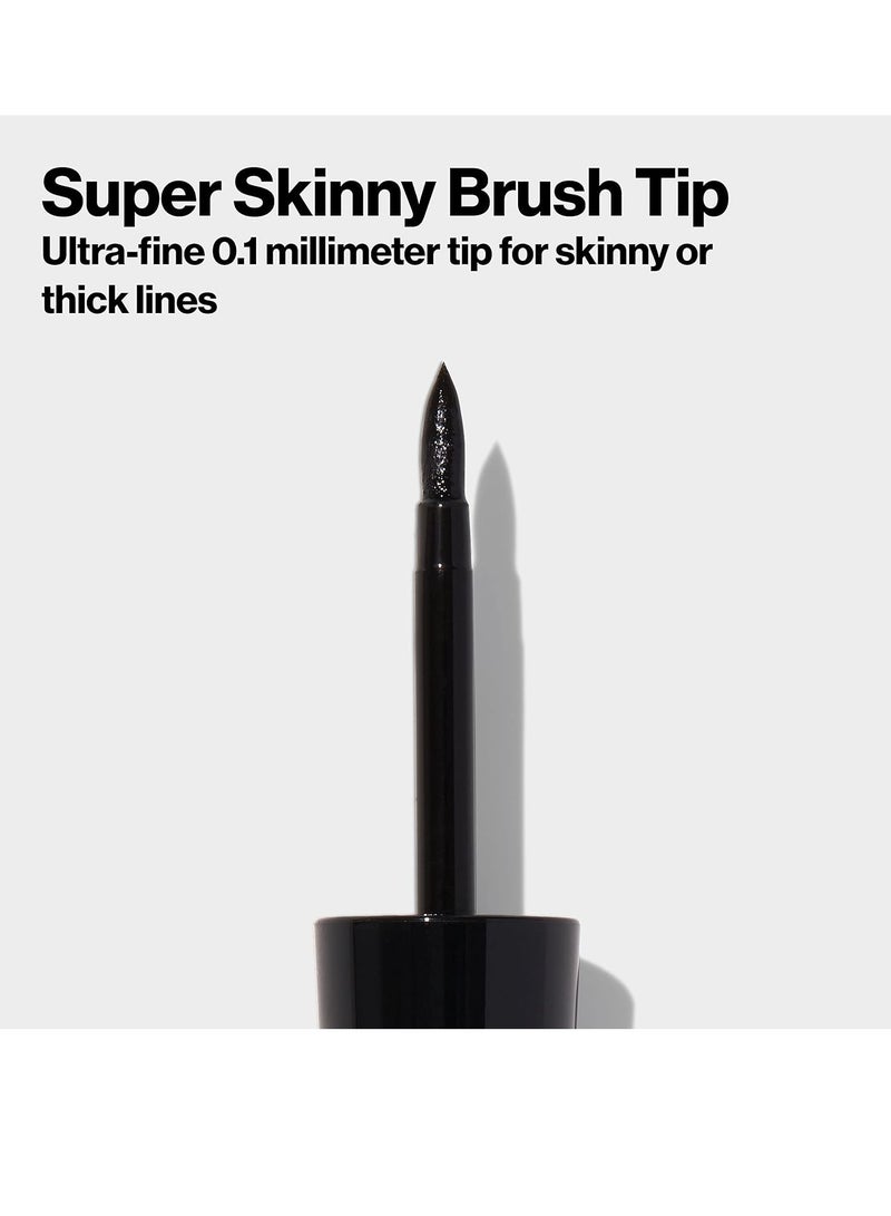 ريفلون ColorStay Liquid Eyeliner, Eye Makeup Stocking Stuffers for Women, Waterproof, Smudgeproof, 251, 0.08 Fl Oz (Pack of 2) Blackest Black - Image 3