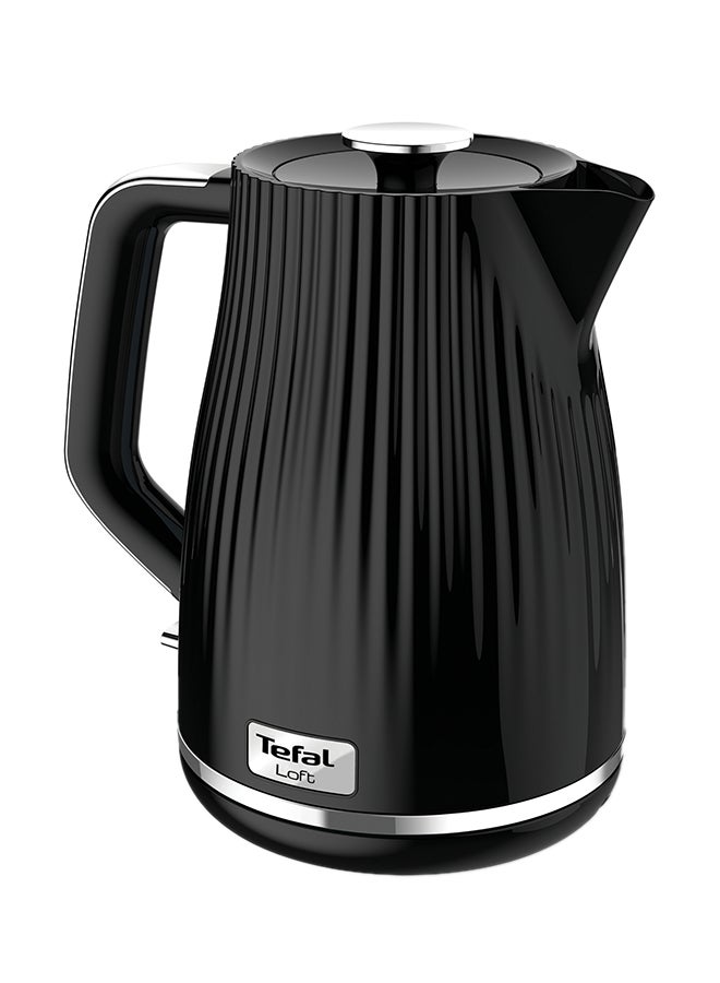 Loft Electric Kettle | Modern Design | Removable Kettle lid | 360° rotanional base | 1.7 L 3000 W KO250840 Black - pnsku/N70132537V/45/_/1733222917/18ca0f16-6fd9-4aa6-b4ca-700517e44850