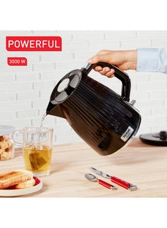 Tefal Loft Electric Kettle | Modern Design | Removable Kettle lid | 360° rotanional base | 1.7 L 3000 W KO250840 Black  - Image 5