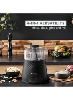 Moulinex La Moulinette Eco Design | Food Chopper | Eco Design | Made From 46% Recycled Plastics | 4-in-1 Action | 0.5 L 1000 W DP712827 Black  - Image 5
