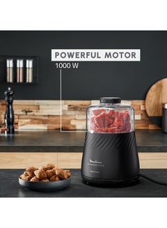 Moulinex La Moulinette Eco Design | Food Chopper | Eco Design | Made From 46% Recycled Plastics | 4-in-1 Action | 0.5 L 1000 W DP712827 Black  - Image 4