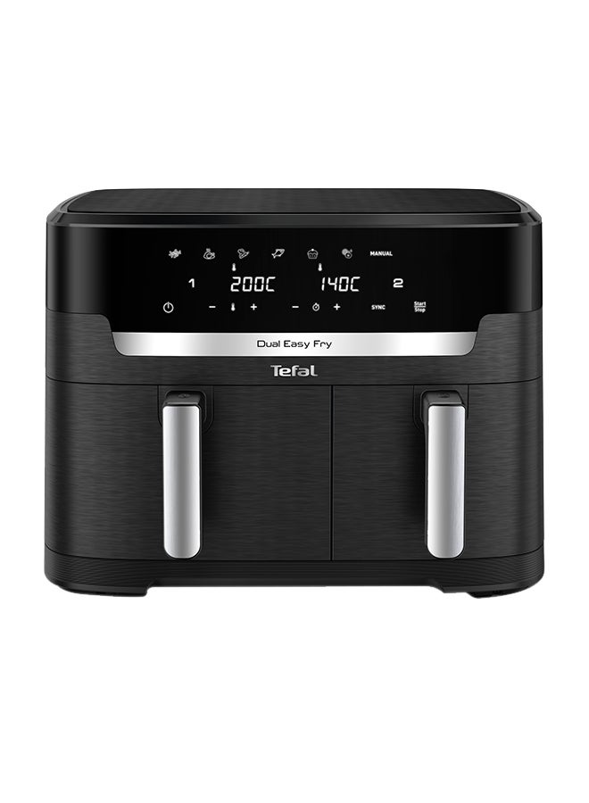 تيفال XXL Dual Easy Fry | XXL Dual air fryer | +8 people | spacious baskets up to 3kg | 7 pre-sets programs | 11 L 2700 W EY9428G0 Black  - Image 1