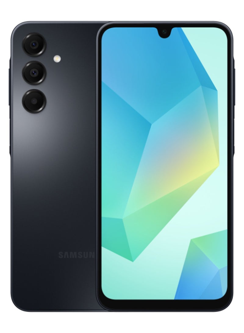 سامسونج - Galaxy A16 Dual SIM Black 6GB RAM 128GB  4G with free 25W Adapter USB-C Super Fast Charging Travel Adapter (EU Plug) - Image 1