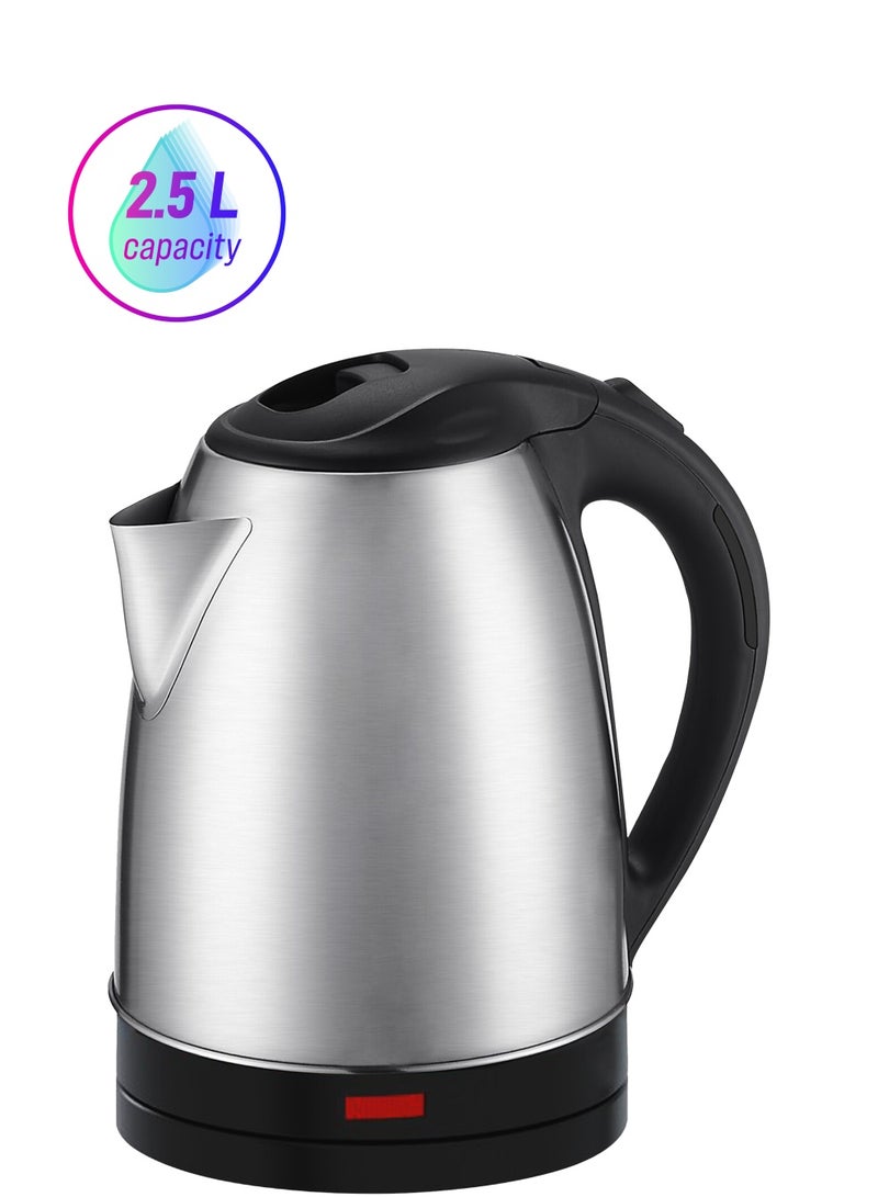 gvc pro GVC Pro Electric water kettle 2.5 liter - GVCKT-2130H 2.5 L 1800 W GVCKT-2130H Silver 