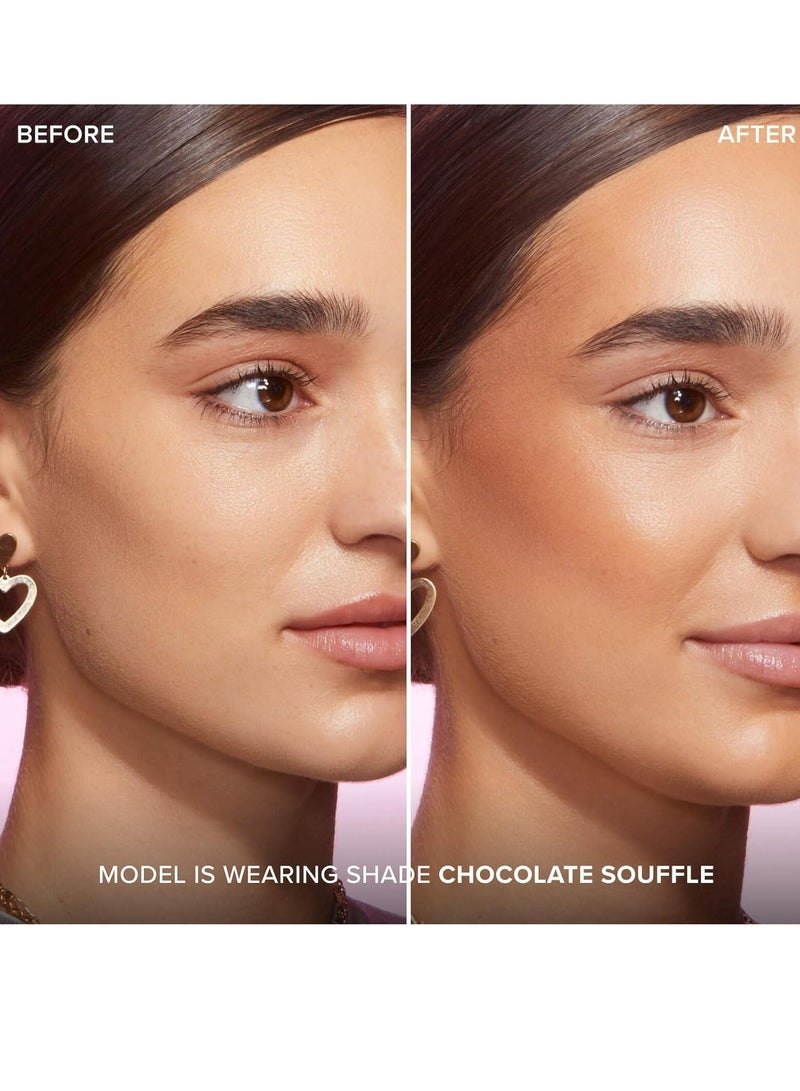 Too Faced Chocolate Soleil Melting Bronzing & Sculpting Stick | Cream, Lightweight, Vegan + Cruelty Free, 0.28 oz. Chocolate Souffle - Image 2