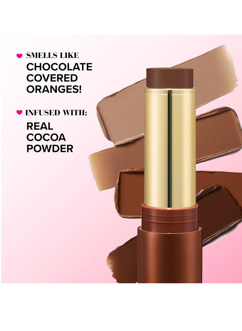 Too Faced Chocolate Soleil Melting Bronzing & Sculpting Stick | Cream, Lightweight, Vegan + Cruelty Free, 0.28 oz. Chocolate Souffle - Image 3