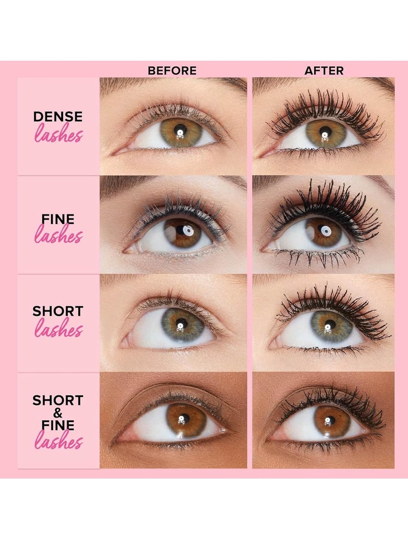 Too Faced Better Than S** Volumizing Mascara Volume, Length + Peptides Black Mascara - Image 4