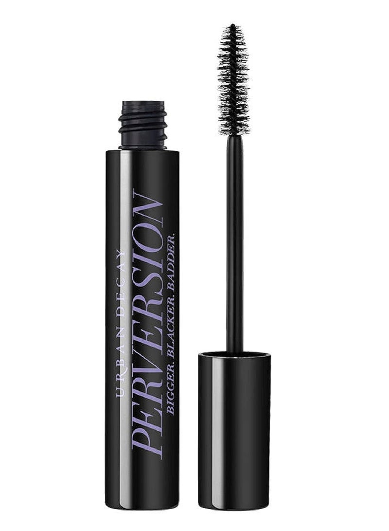 Urban Decay Perversion Volumizing Mascara, Lengthening Mascara, Buildable Lash Volume & Length, Longwear, Non-waterproof, Clump-free Lash Lift, Cruelty-free, Paraben-free, Intense Black Intense Black  - Image 1