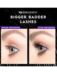 Urban Decay Perversion Volumizing Mascara, Lengthening Mascara, Buildable Lash Volume & Length, Longwear, Non-waterproof, Clump-free Lash Lift, Cruelty-free, Paraben-free, Intense Black Intense Black  - Image 3