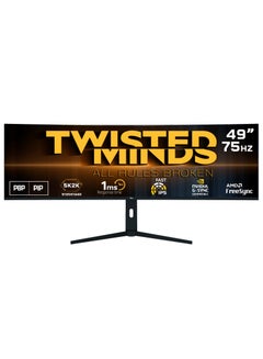 49-Inch Ultra-Wide IPS Monitor, 5120x1440 Resolution, R3800 Curvature, 75Hz Refresh Rate, 1ms MPRT, HDR, FreeSync & G-Sync, HDMI/DP/USB-C, Built-In Speakers, 350cd/m² Brightness BLACK - pnsku/N70132601V/45/_/1733198482/58c70307-b7dd-42f0-848d-e27d4ed36361