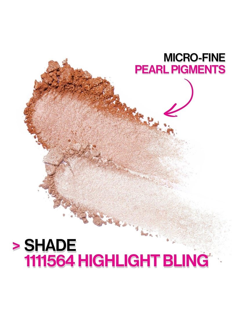 ويت اند وايلد MegaGlo Blushlighter, Blendable Blush & Highlighter Set, Shimmery Metallic Finish Highlight Bling - Image 5