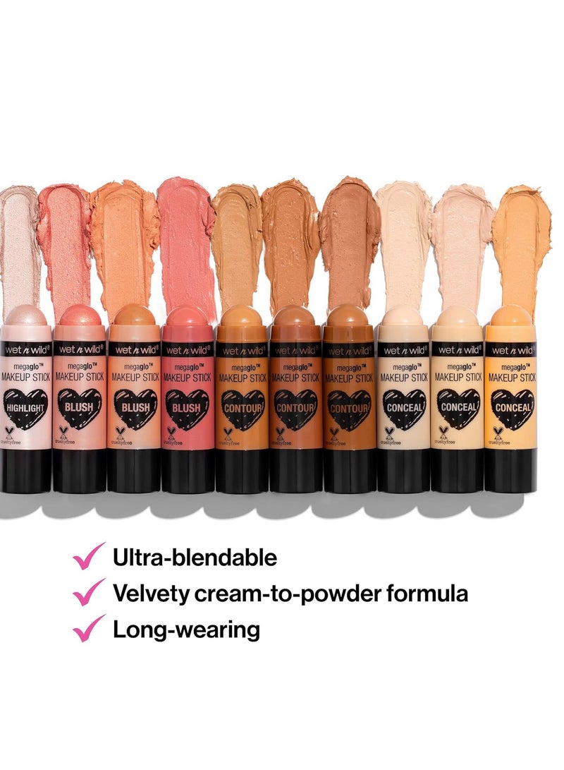 ويت اند وايلد MegaGlo Makeup Stick, Buildable Color, Versatile Use, Cruelty-Free & Vegan Where's Walnut? - Image 4