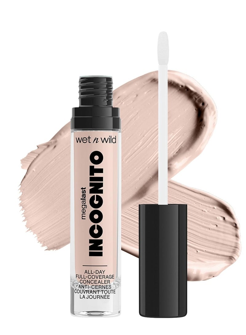ويت اند وايلد Mega Last Incognito All-Day Full Coverage Liquid Matte Concealer, 0.18 Ounce Light Beige - Image 1