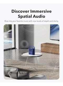 Soundcore Soundcore Motion X500 Portable Bluetooth Speaker, Wireless Speaker with Immersive Spatial Audio, Wireless Hi-Res Sound with 3X Detail, 3-Channel Audio, and an Upward Firing Driver with Ambient Light Pink  - Image 3