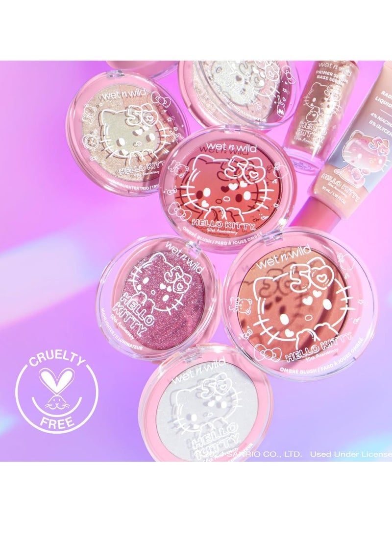 ويت اند وايلد Hello Kitty Loose Setting Powder, Ultra-Fine for Shine Control, Brightening & Revitalization, Soft-Sheer, Cruelty-Free & Vegan Pink - Image 3