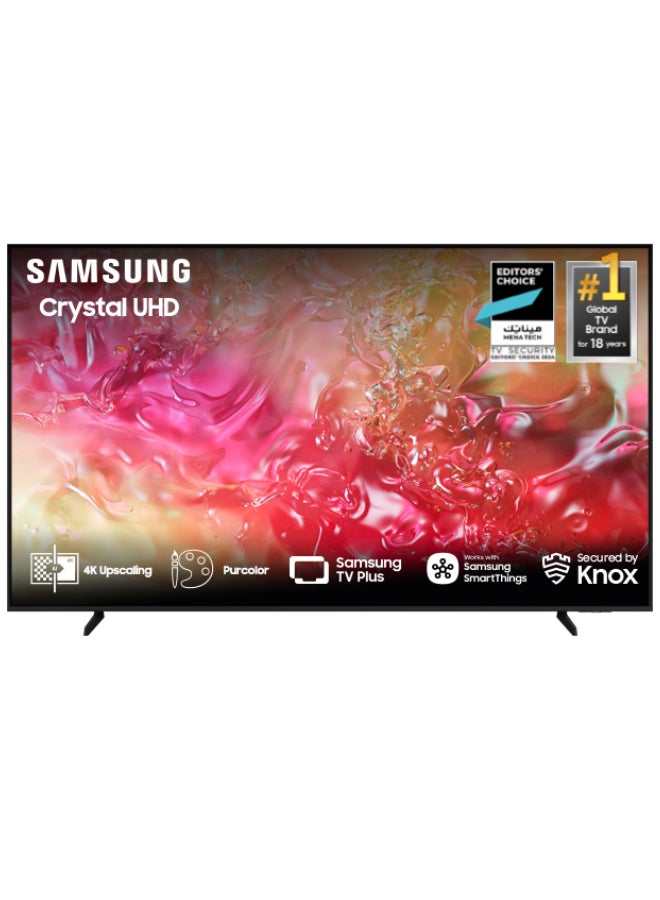 Samsung 50 Inch 4K UHD Smart LED TV - UA50DU7000UXEG 50DU7000 Black - Image 1
