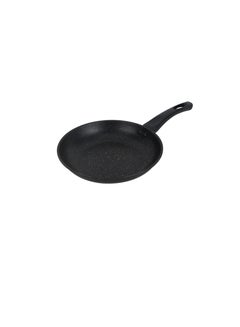 Royalford Royalford Elite 7-Piece Forged Aluminum Cookware Set- RF12622/ Durable Nonstick Granite Coating with 5-Layer Construction, CD Bottom and Glass Lid/ Includes Casserole, Saucepan, Fry Pan, Nylon Kitchen Tools, PFOA-Free Black  - Image 3