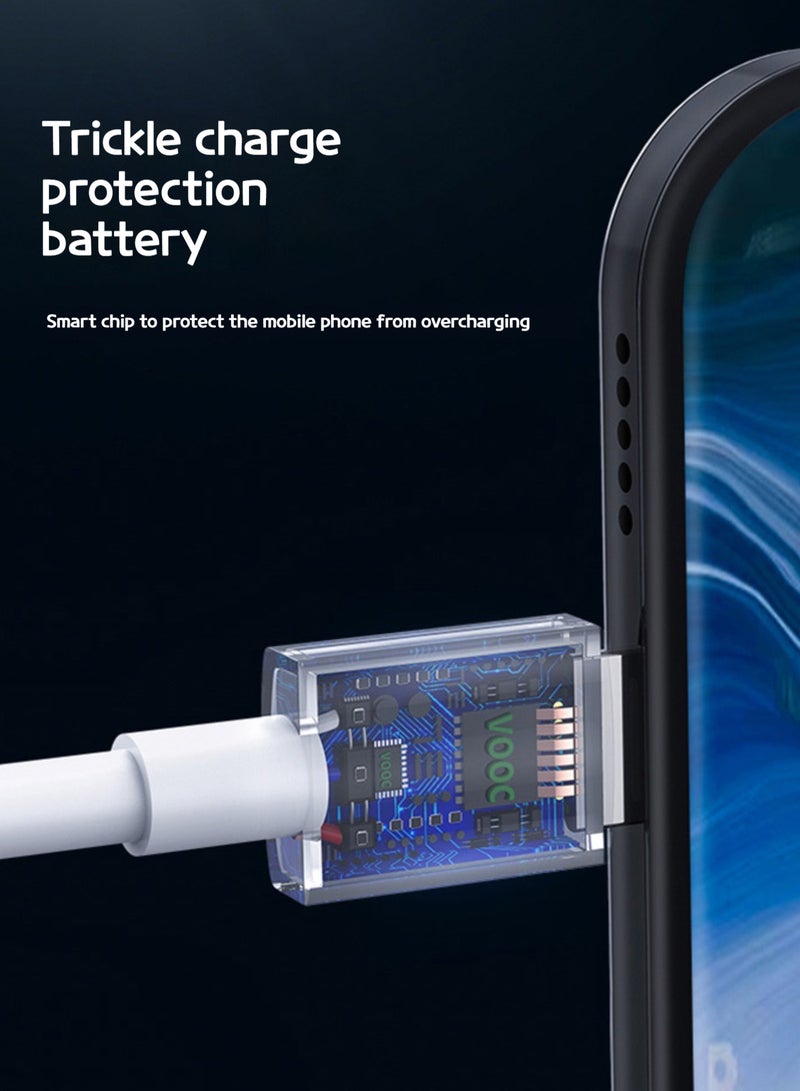 Premium DL129 Data Cable - Fast Charging, Durable Design, and Enhanced Safety for Your Smartphone - Perfect for UAE Users White