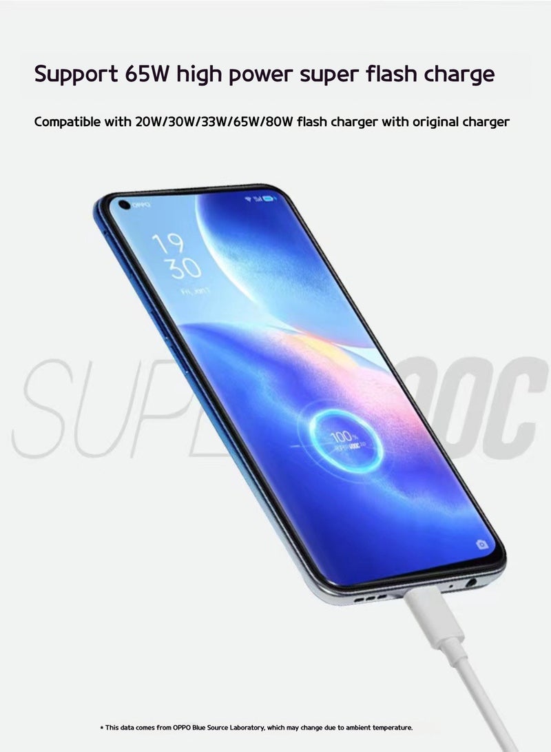 Premium DL129 Data Cable - Fast Charging, Durable Design, and Enhanced Safety for Your Smartphone - Perfect for UAE Users White