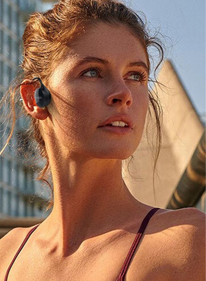 Philips Taa1609 Bone Conduction Bluetooth Earphones, 5-Hour Playback, Sweat Resistant Design Black  - Image 4