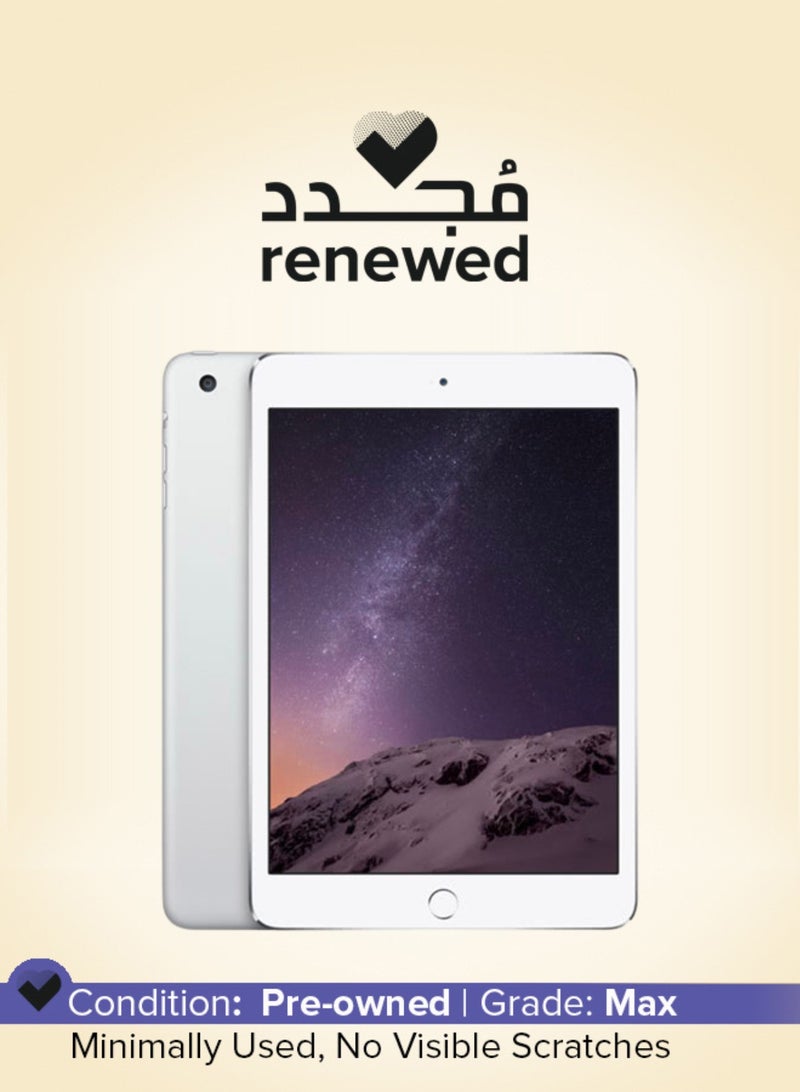 Apple Renewed - iPad Mini 3, 7.9 Inch 64GB WiFi Silver - Image 1