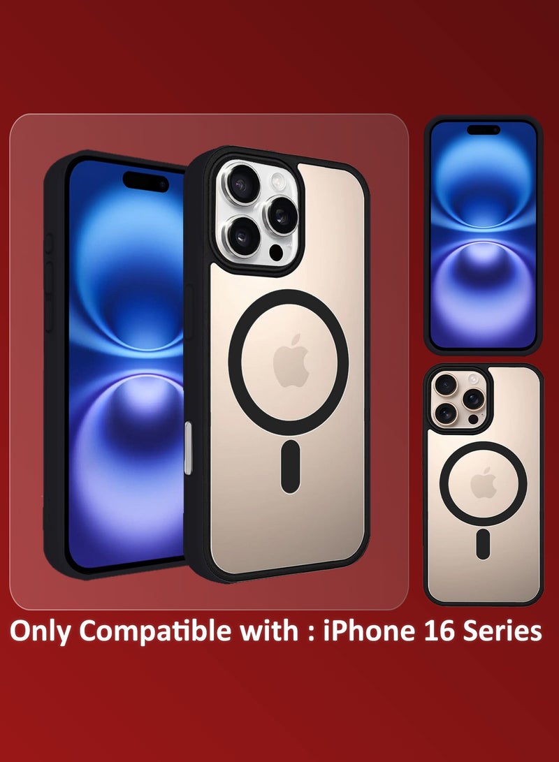 مارجون (لـ iPhone 16 Pro Max) غلاف ماغسيف الجانبي المغناطيسي القوي المقاوم للصدمات نحيف شفاف - Image 5