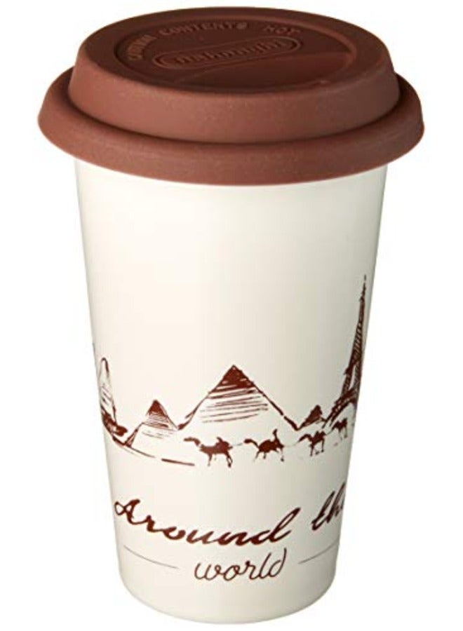 ديلونجي Thermal Mug 295 ml 1 W DLSC057 ‎Globetrotter Theme - Image 1